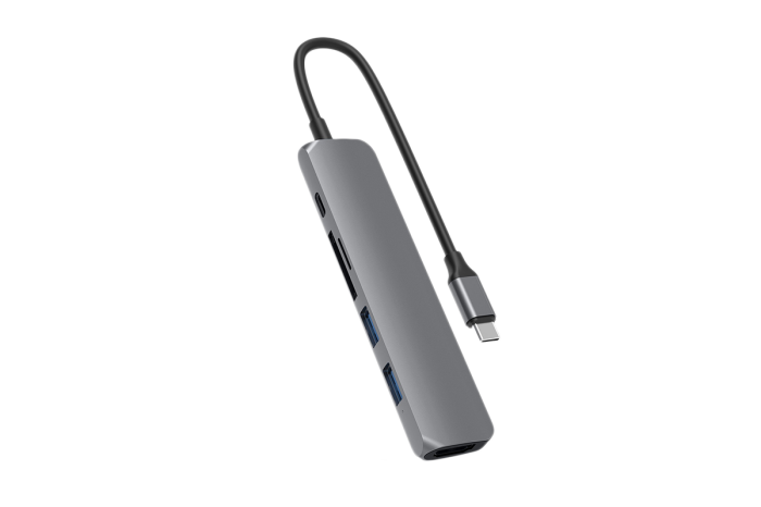 Cổng chuyển USB-C HyperDrive BAR 6 in 1 (HD22E-GRAY)