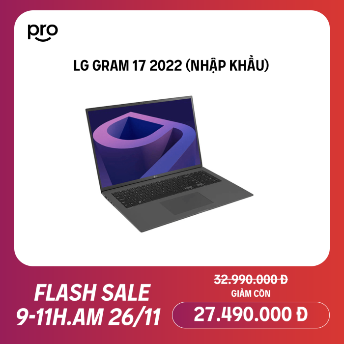 LG Gram 17 2022 (Nhập khẩu)