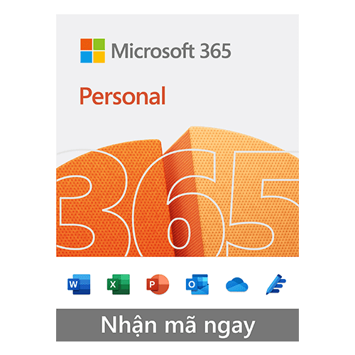 Microsoft 365 Personal bản quyền (Trọn bộ Office: Word, Exel, PowerPoint)