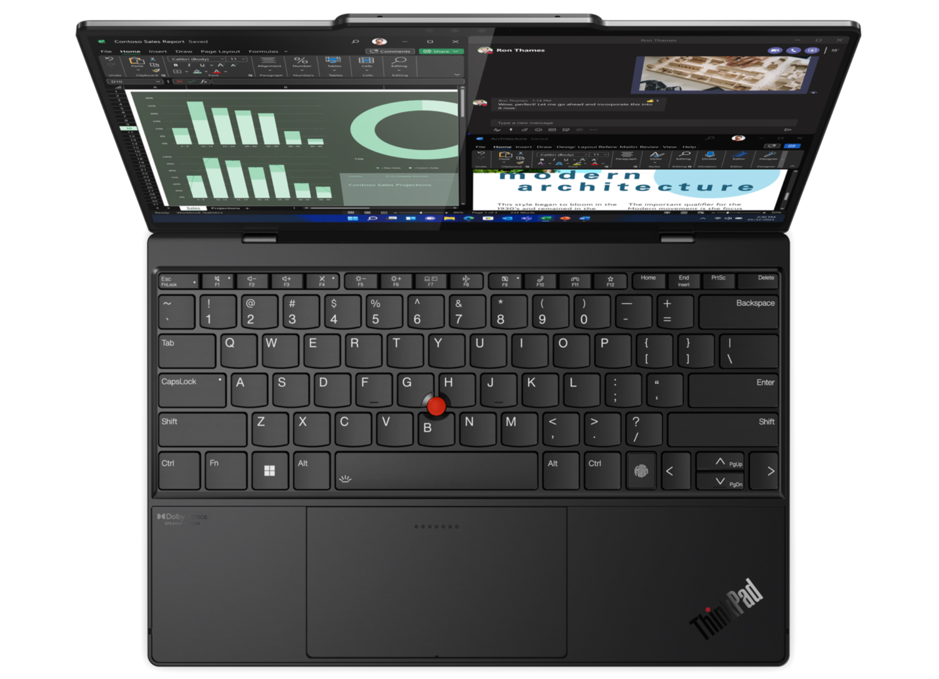 Bàn phím và touchpad Lenovo ThinkPad Z13