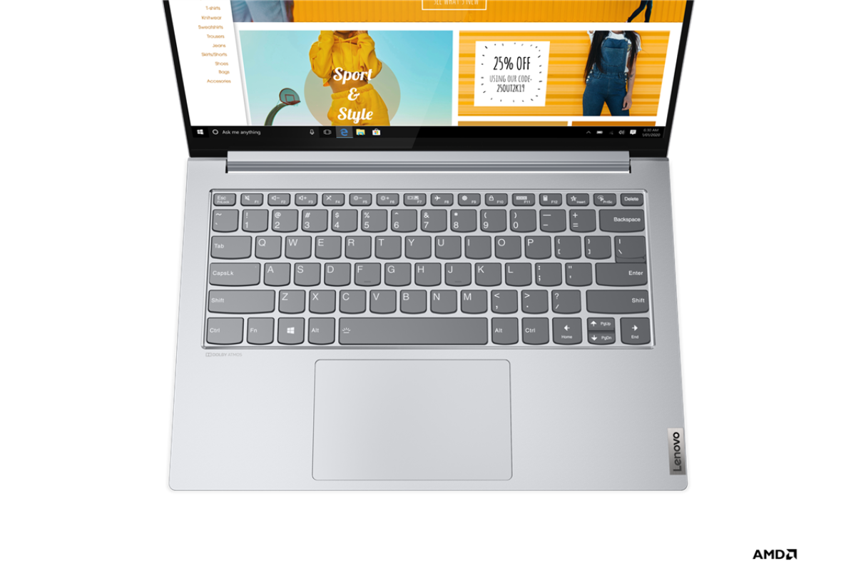 Bàn phím và touchpad trên Lenovo Yoga Slim 7 Pro