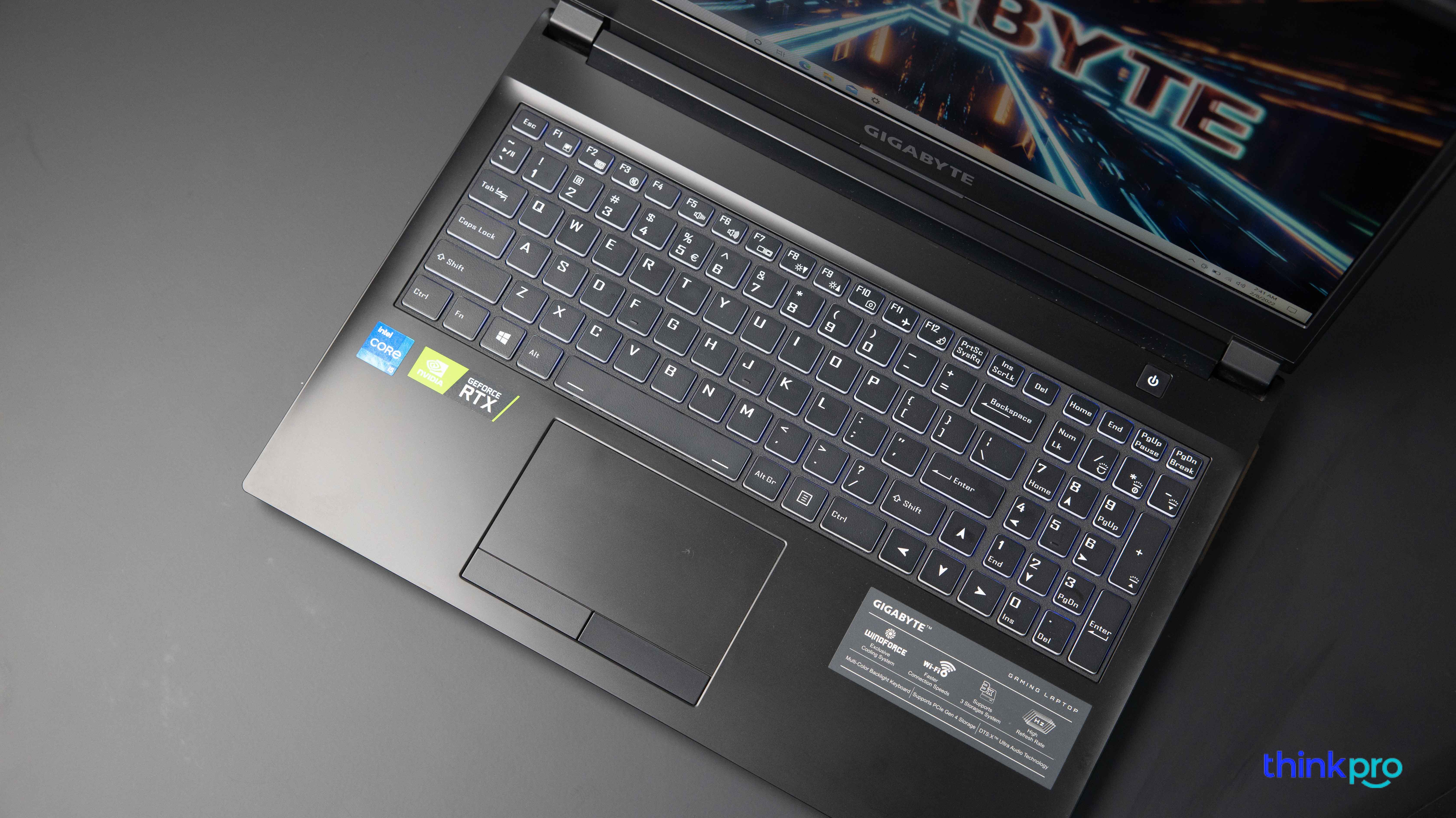 Bàn phím - GIGABYTE G5 Gaming Laptop