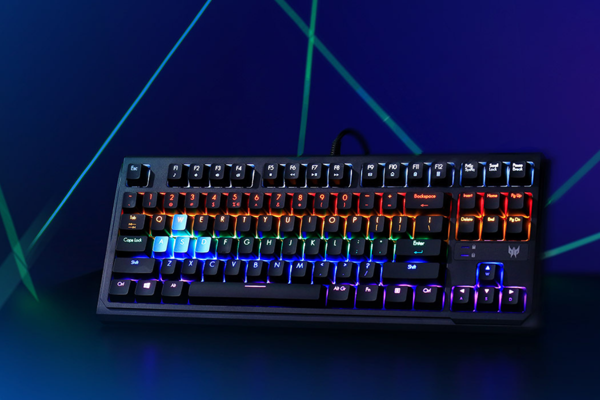 Acer Gaming Predator Aethon 301 TKL mang đến những nét cắt gọt tinh tế