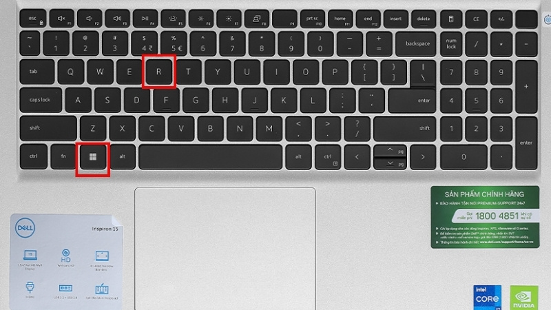 Nhấn tổ hợp phím Windows + R