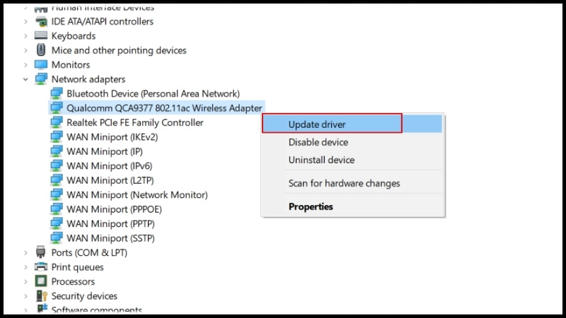 Update driver