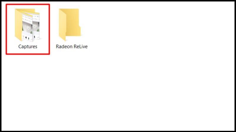 Thư mục Captures