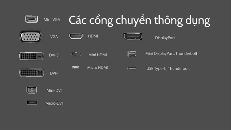 Cổng chuyển thông dụng