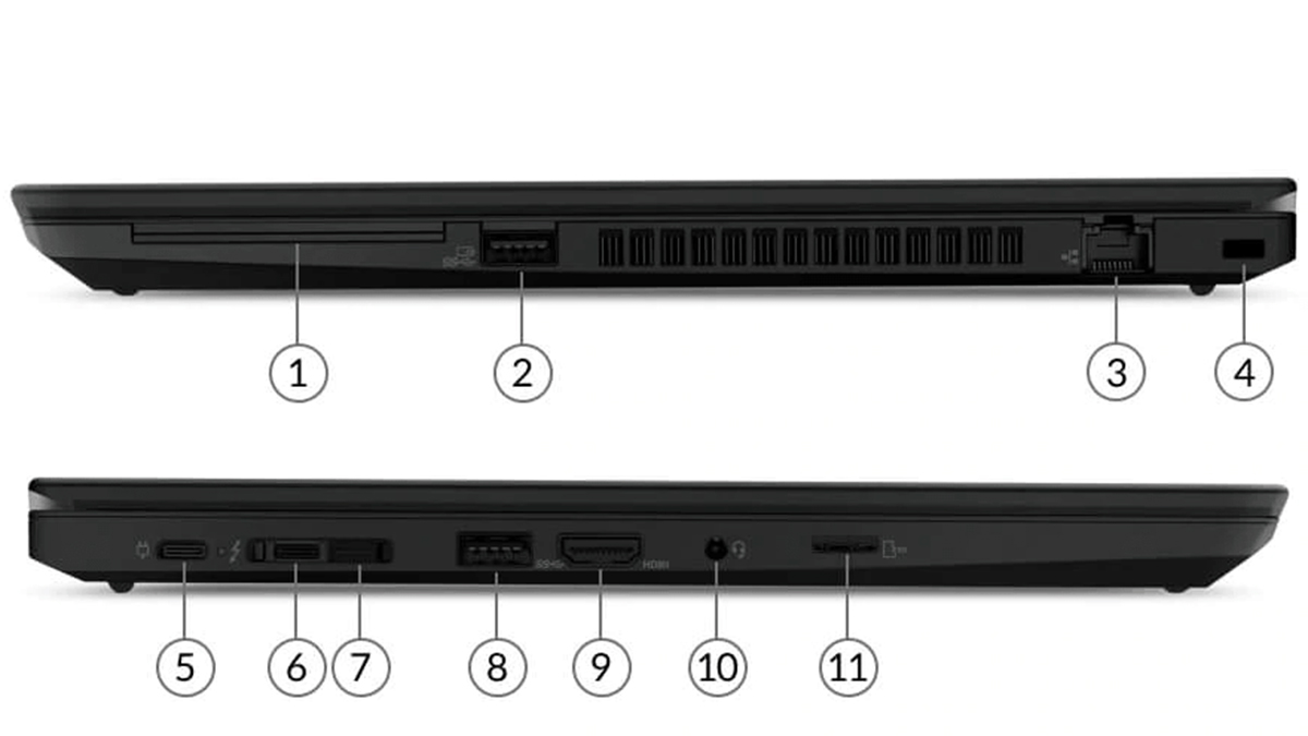 ThinkPad T14 Gen 1 vẫn được trang bị khe cắm dock hỗ trợ chuyên dụng đến từ nhà Lenovo