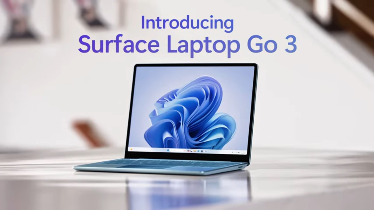 Microsoft ra mắt Surface Laptop Go 3: Kế thừa thiết kế cũ, cấu hình Intel 12th Gen, giá từ 18 triệu Đồng