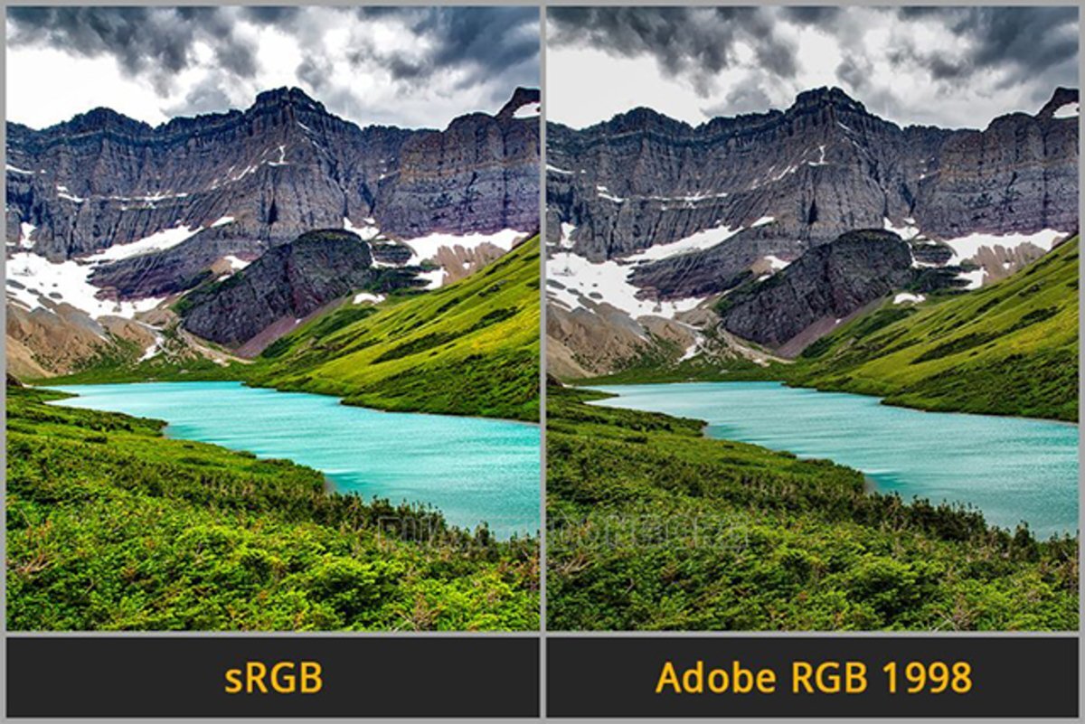 Sự khác biệt giữa sRGB và Adobe RGB
