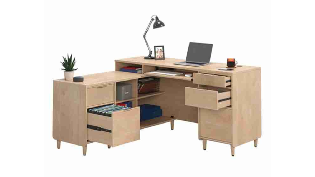 Phong cách setup bàn làm việc chữ L