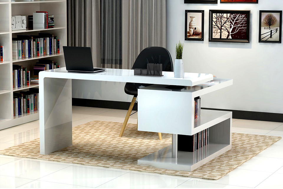 Setup bàn làm việc hiện đại tạo ra cho bạn sự tiện nghi và sẵn sàng làm việc cả ngày dài