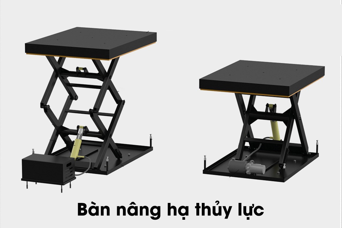 Cấu tạo bàn nâng hạ hệ thống thủy lực